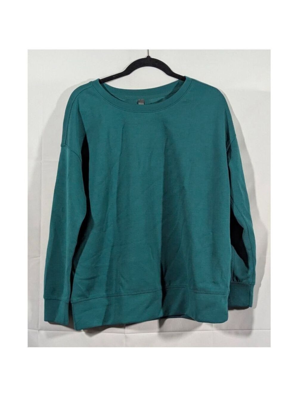 Mondetta Teal Crewneck Sweatshirt Long Sleeve Pullover Size Large